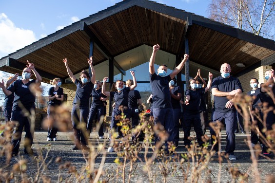 Corona danses væk på Toftehaven i Ballerup